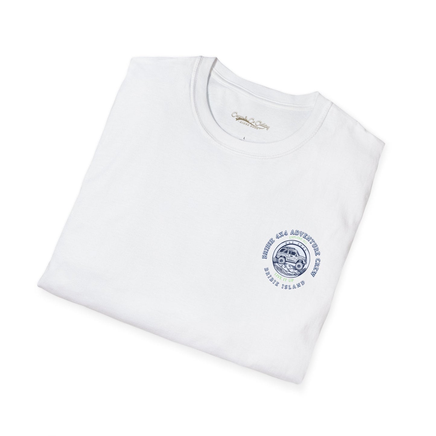Bribie Island Adventure T-Shirt | Unisex Softstyle Tee, Casual Wear, Outdoor Activities, Unique Gift, Vacation Apparel