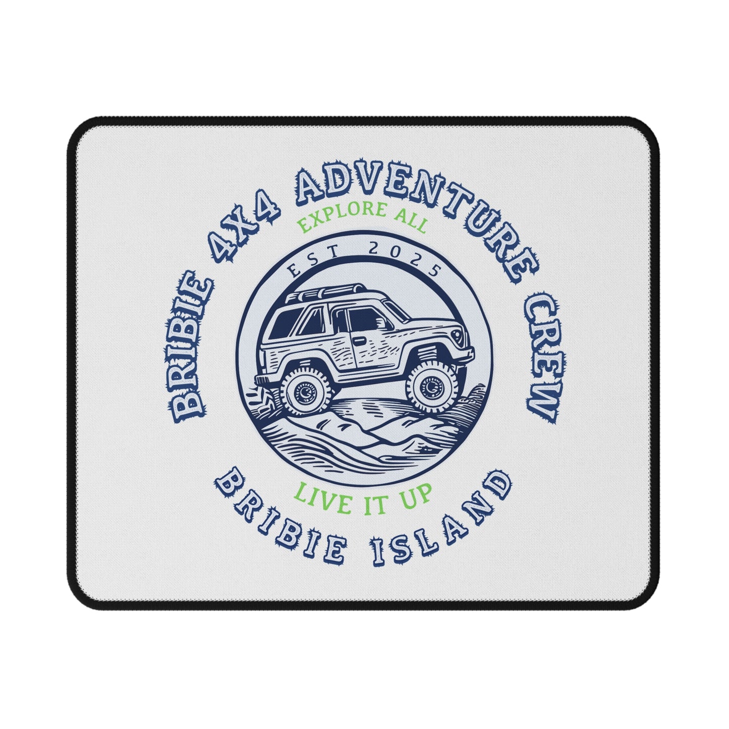 Adventure Crew Mouse Pad — Bribie 4x4 Off-Road Gaming Pad