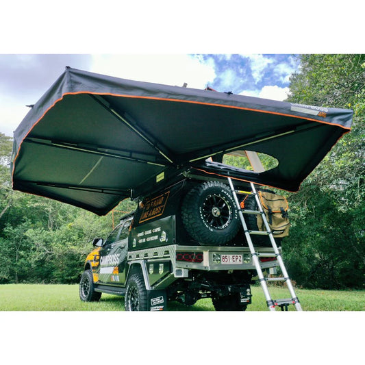 CampBoss Boss Shadow 270XL Awning With Zip Rooftop Tent Entry image 0
