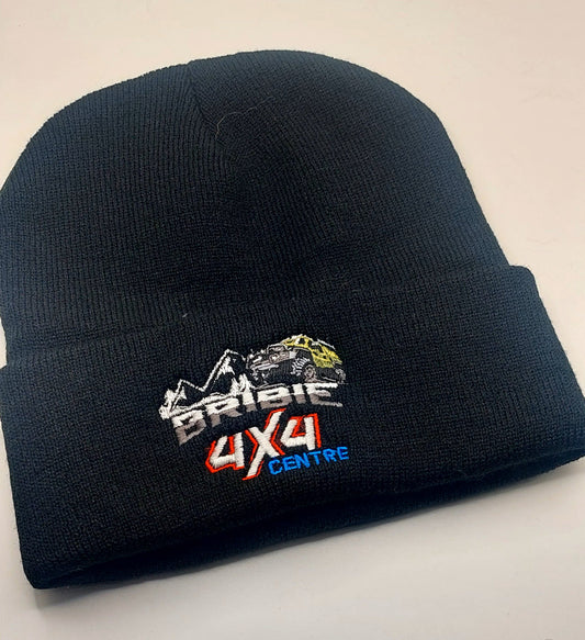 Black Embroidery Beanie image 0